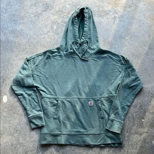Green Carhartt womens hoodie Small (4-6)